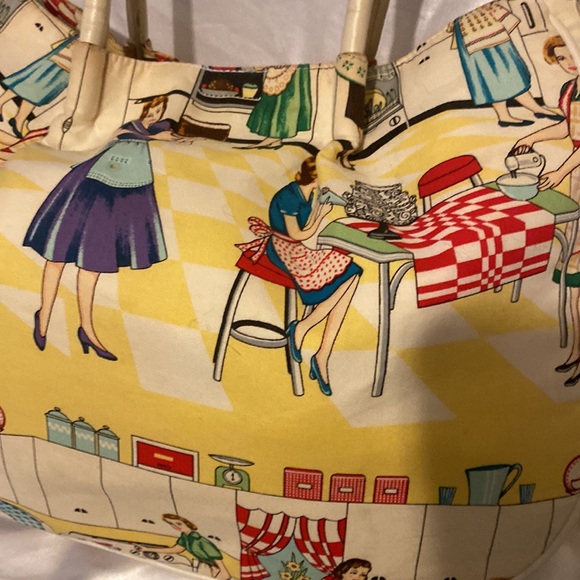 Vintage retro housewife tote bag - Picture 10 of 16
